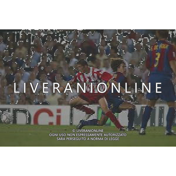 05-09-2002 BARCELLONA- BARCELLONA ATLETICO MADRID NELLA FOTO FERNANDO TORRES AG ALDO LIVERANI SAS