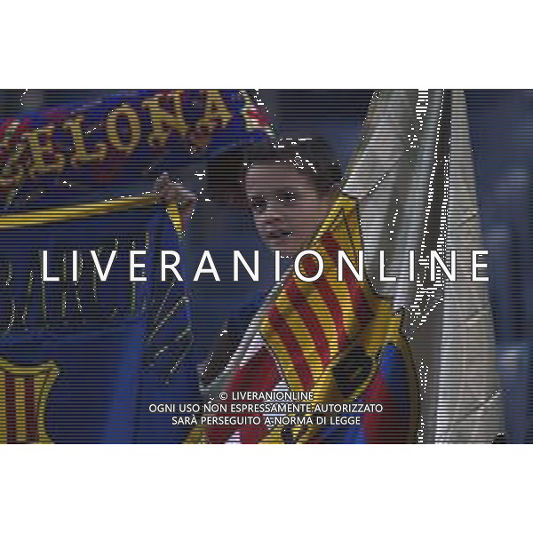 05-09-2002 BARCELLONA- BARCELLONA ATLETICO MADRID NELLA FOTO TIFOSI BARCELLONA CALCIO AG ALDO LIVERANI SAS