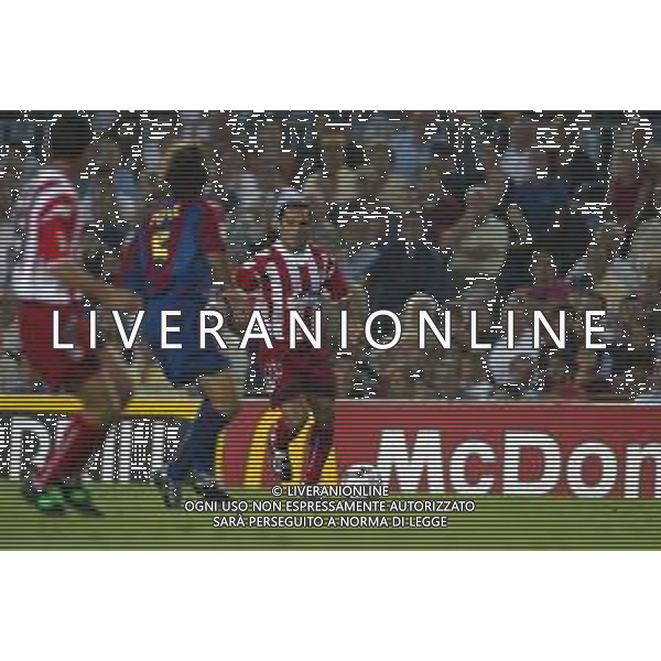 05-09-2002 BARCELLONA- BARCELLONA ATLETICO MADRID NELLA FOTO AG ALDO LIVERANI SAS