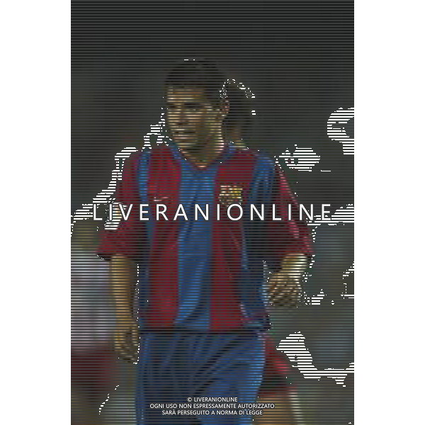05-09-2002 BARCELLONA- BARCELLONA ATLETICO MADRID NELLA FOTO JAVIER SAVIOLA AG ALDO LIVERANI SAS