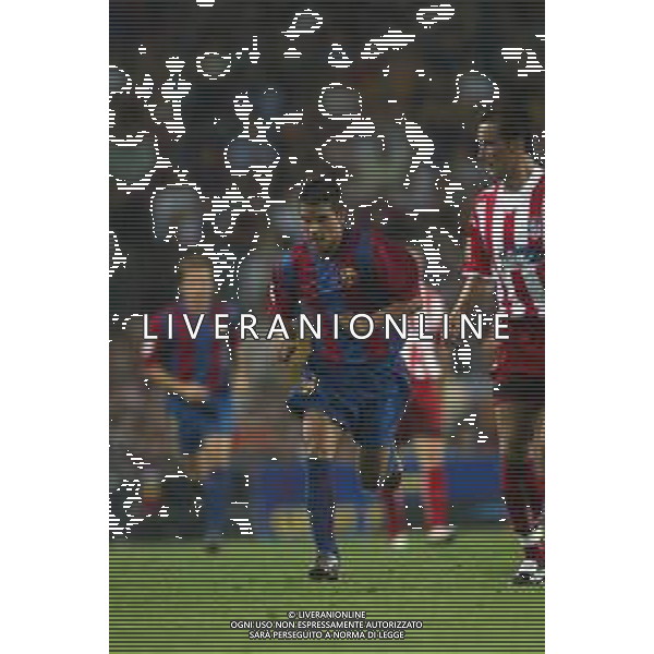 05-09-2002 BARCELLONA- BARCELLONA ATLETICO MADRID NELLA FOTO JAVIER SAVIOLA AG ALDO LIVERANI SAS