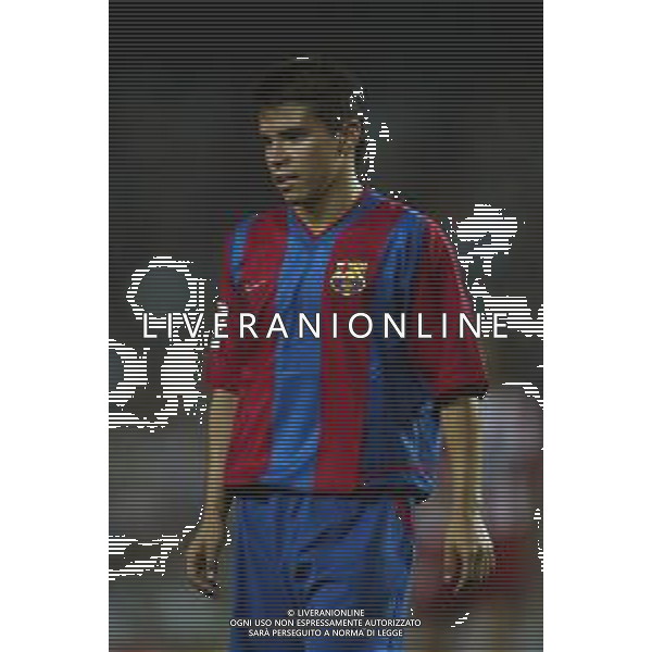 05-09-2002 BARCELLONA- BARCELLONA ATLETICO MADRID NELLA FOTO JAVIER SAVIOLA AG ALDO LIVERANI SAS
