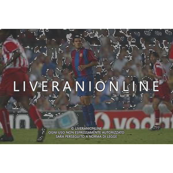 05-09-2002 BARCELLONA- BARCELLONA ATLETICO MADRID NELLA FOTO Juan Román Riquelme AG ALDO LIVERANI SAS