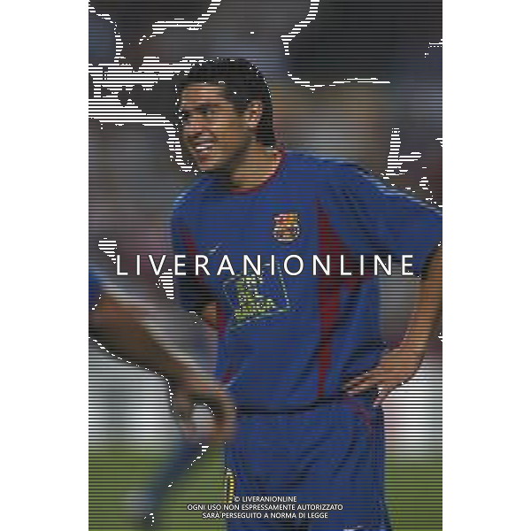 05-09-2002 BARCELLONA- BARCELLONA ATLETICO MADRID NELLA FOTO Juan Román Riquelme AG ALDO LIVERANI SAS