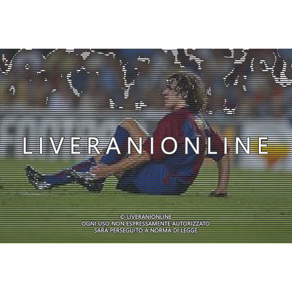 05-09-2002 BARCELLONA- BARCELLONA ATLETICO MADRID NELLA FOTO CARLES PUYOL AG ALDO LIVERANI SAS