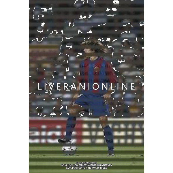 05-09-2002 BARCELLONA- BARCELLONA ATLETICO MADRID NELLA FOTO CARLES PUYOL AG ALDO LIVERANI SAS
