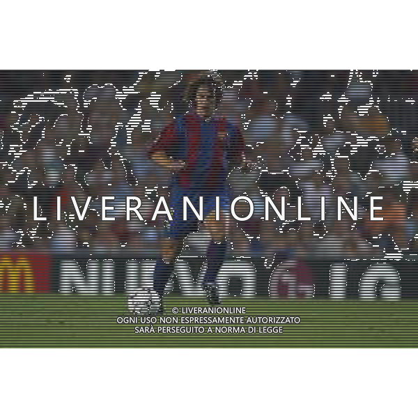 05-09-2002 BARCELLONA- BARCELLONA ATLETICO MADRID NELLA FOTO CARLES PUYOL AG ALDO LIVERANI SAS