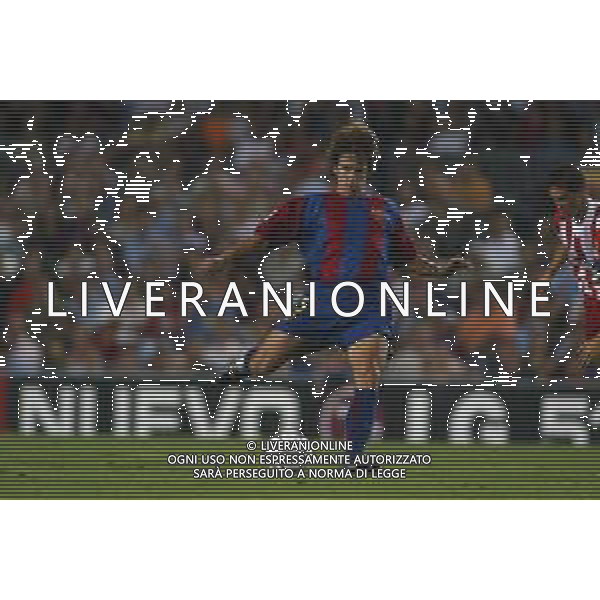 05-09-2002 BARCELLONA- BARCELLONA ATLETICO MADRID NELLA FOTO CARLES PUYOL AG ALDO LIVERANI SAS