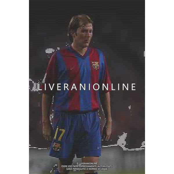 05-09-2002 BARCELLONA- BARCELLONA ATLETICO MADRID NELLA FOTO GAIZKA MAENDIETA AG ALDO LIVERANI SAS
