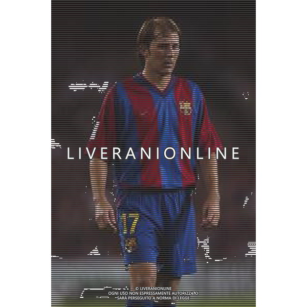 05-09-2002 BARCELLONA- BARCELLONA ATLETICO MADRID NELLA FOTO GAIZKA MAENDIETA AG ALDO LIVERANI SAS