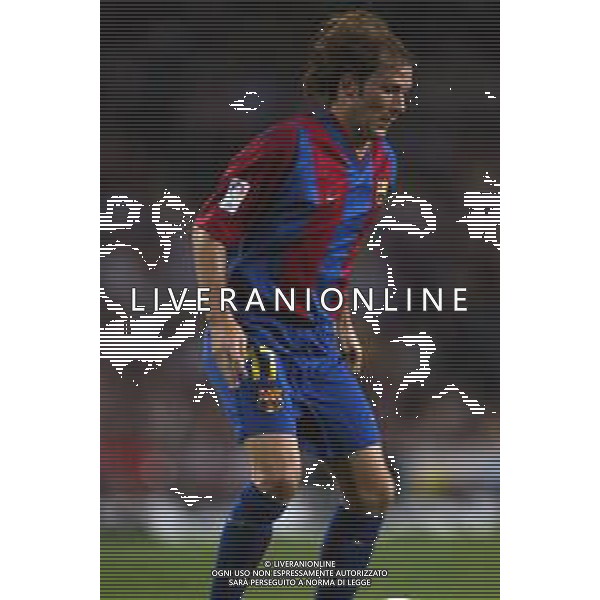 05-09-2002 BARCELLONA- BARCELLONA ATLETICO MADRID NELLA FOTO GAIZKA MAENDIETA AG ALDO LIVERANI SAS