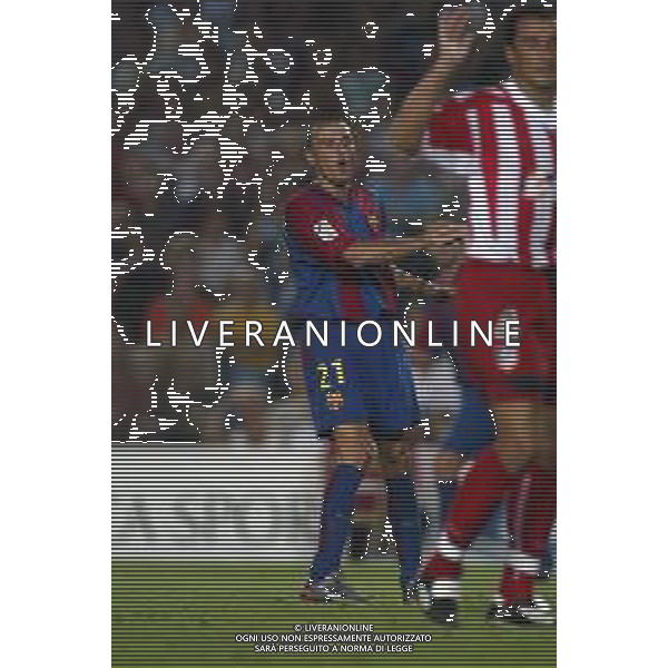 05-09-2002 BARCELLONA- BARCELLONA ATLETICO MADRID NELLA FOTO LUIS ENRIQUE AG ALDO LIVERANI SAS