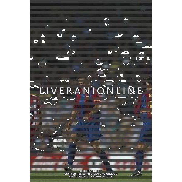 05-09-2002 BARCELLONA- BARCELLONA ATLETICO MADRID NELLA FOTO LUIS ENRIQUE AG ALDO LIVERANI SAS 