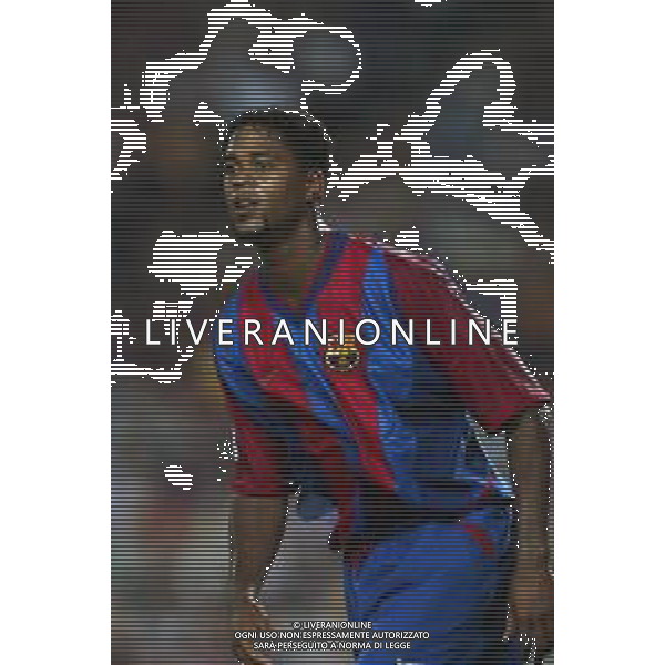 05-09-2002 BARCELLONA- BARCELLONA ATLETICO MADRID NELLA FOTO PATRICK KLUIVERT AG ALDO LIVERANI SAS
