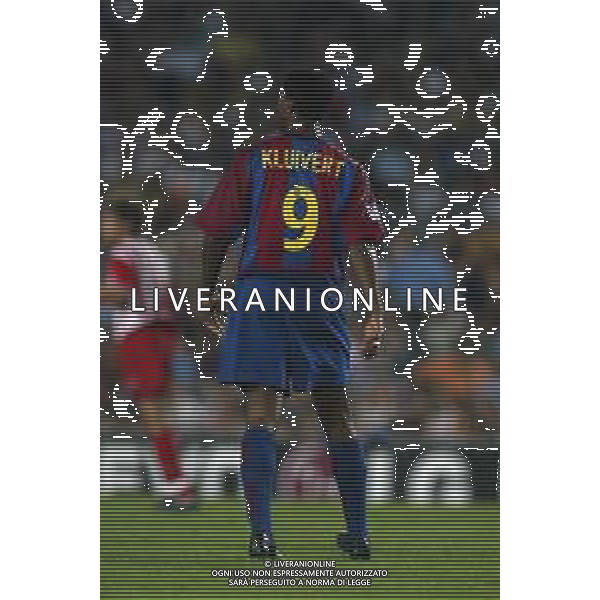 05-09-2002 BARCELLONA- BARCELLONA ATLETICO MADRID NELLA FOTO PATRICK KLUIVERT AG ALDO LIVERANI SAS