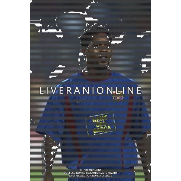 05-09-2002 BARCELLONA- BARCELLONA ATLETICO MADRID NELLA FOTO PATRICK KLUIVERT AG ALDO LIVERANI SAS