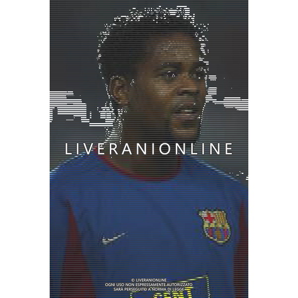 05-09-2002 BARCELLONA- BARCELLONA ATLETICO MADRID NELLA FOTO PATRICK KLUIVERT AG ALDO LIVERANI SAS