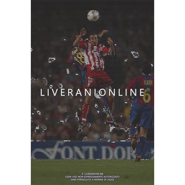 05-09-2002 BARCELLONA- BARCELLONA ATLETICO MADRID NELLA FOTO JOSE MARI AG ALDO LIVERANI SAS