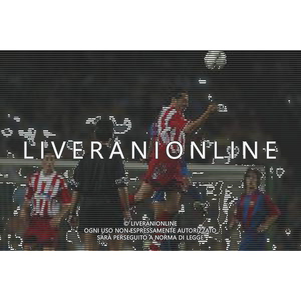 05-09-2002 BARCELLONA- BARCELLONA ATLETICO MADRID NELLA FOTO JOSE MARI AG ALDO LIVERANI SAS
