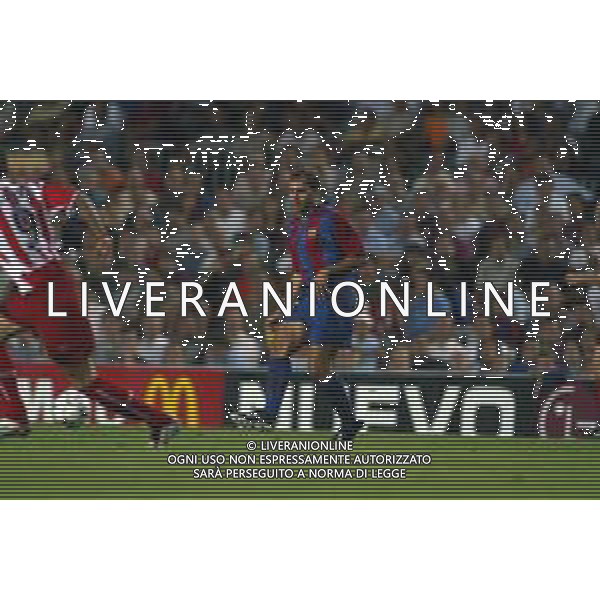 05-09-2002 BARCELLONA- BARCELLONA ATLETICO MADRID NELLA FOTO GABRI AG ALDO LIVERANI SAS