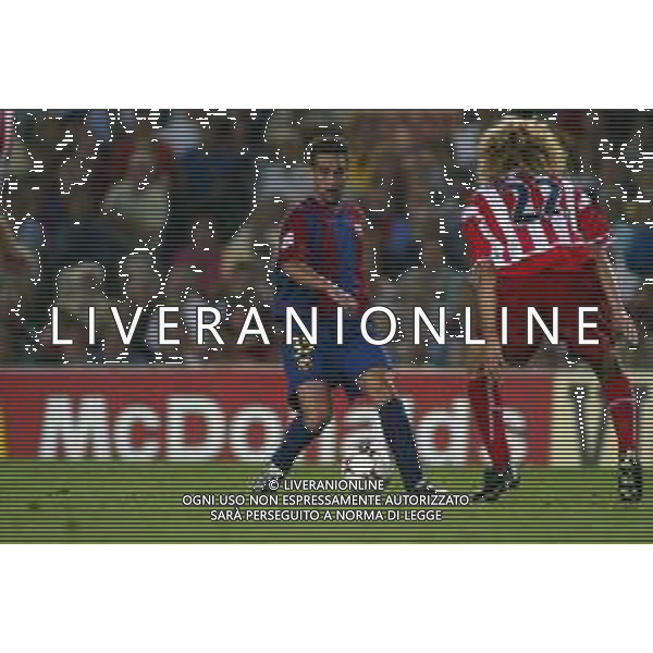 05-09-2002 BARCELLONA- BARCELLONA ATLETICO MADRID NELLA FOTO AG ALDO LIVERANI SAS