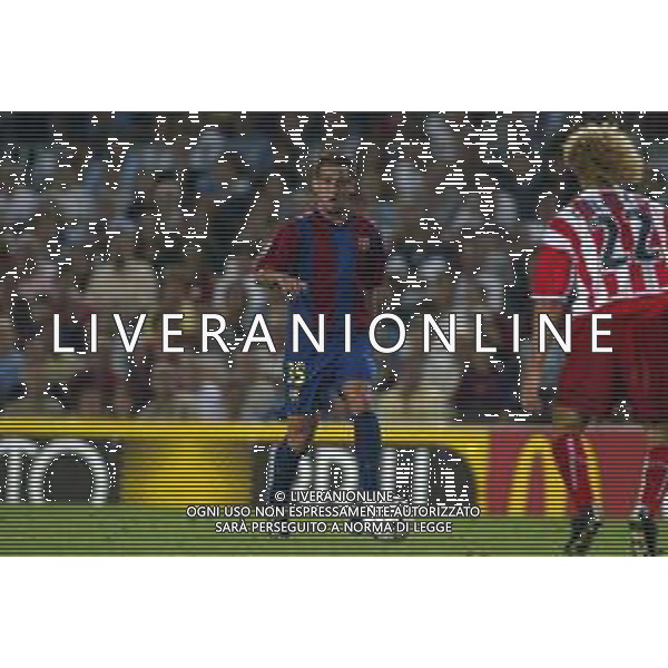 05-09-2002 BARCELLONA- BARCELLONA ATLETICO MADRID NELLA FOTO FERNANDO AG ALDO LIVERANI SAS