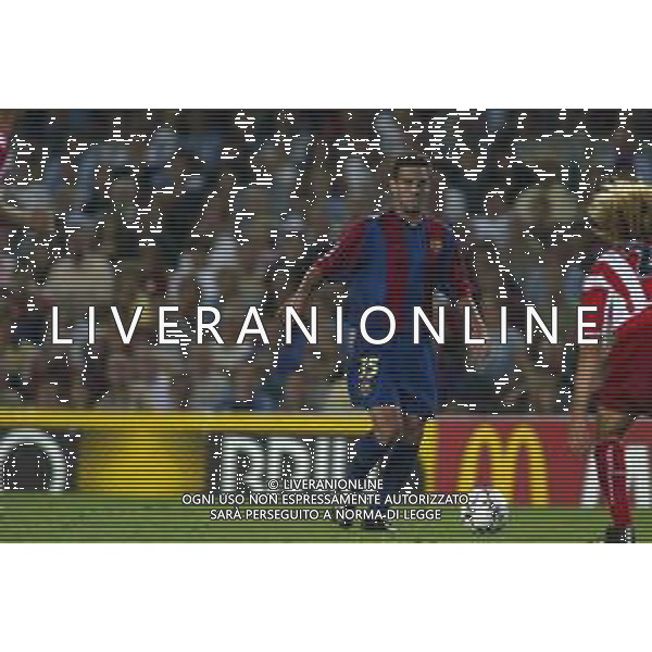 05-09-2002 BARCELLONA- BARCELLONA ATLETICO MADRID NELLA FOTO FERNANDO AG ALDO LIVERANI SAS