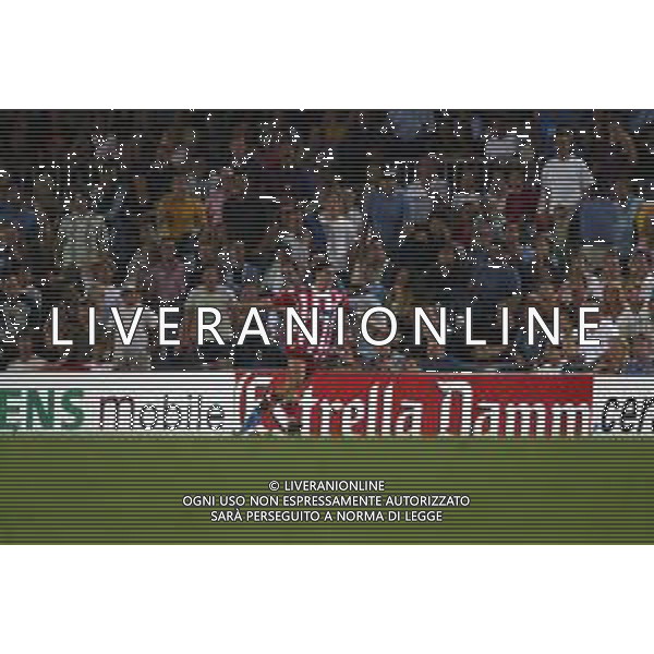 05-09-2002 BARCELLONA- BARCELLONA ATLETICO MADRID NELLA FOTO ESULTANZA CORREA DOPO IL GOAL AG ALDO LIVERANI SAS