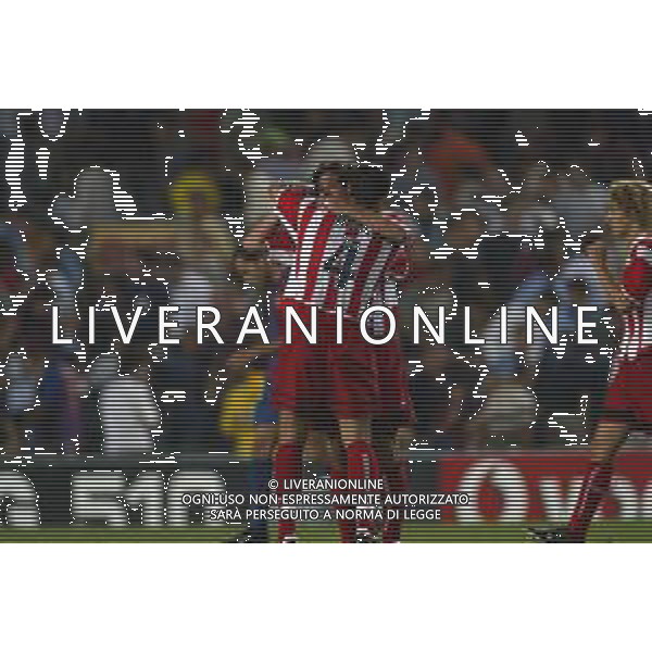 05-09-2002 BARCELLONA- BARCELLONA ATLETICO MADRID NELLA FOTO DEMETRIO ALBERTINI AG ALDO LIVERANI SAS