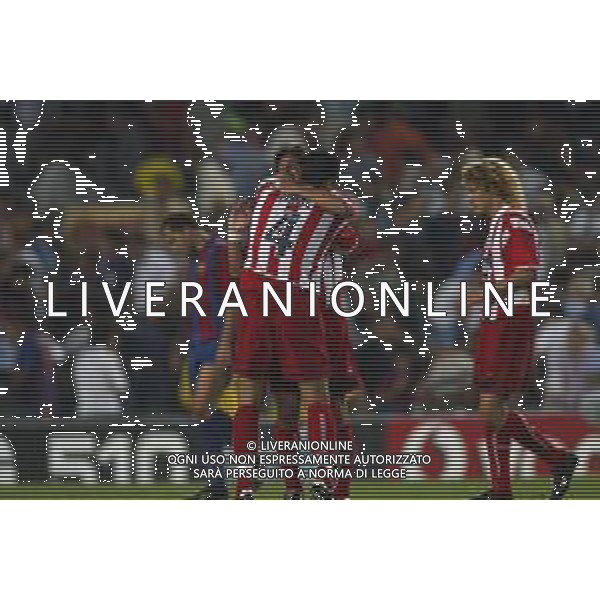 05-09-2002 BARCELLONA- BARCELLONA ATLETICO MADRID NELLA FOTO DEMETRIO ALBERTINI AG ALDO LIVERANI SAS