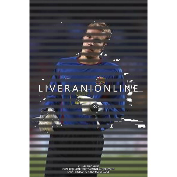 05-09-2002 BARCELLONA- BARCELLONA ATLETICO MADRID NELLA FOTO ROBERT ENKE AG ALDO LIVERANI SAS