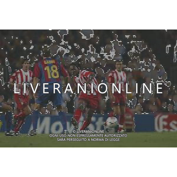 05-09-2002 BARCELLONA- BARCELLONA ATLETICO MADRID NELLA FOTO EMERSON AG ALDO LIVERANI SAS
