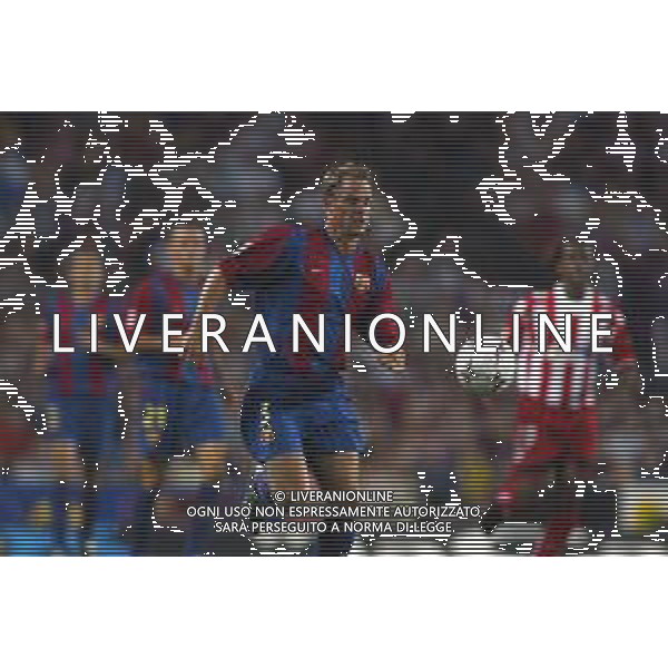 05-09-2002 BARCELLONA- BARCELLONA ATLETICO MADRID NELLA FOTO FRANK DE BOER AG ALDO LIVERANI SAS