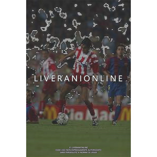 05-09-2002 BARCELLONA- BARCELLONA ATLETICO MADRID NELLA FOTO DANI AG ALDO LIVERANI SAS