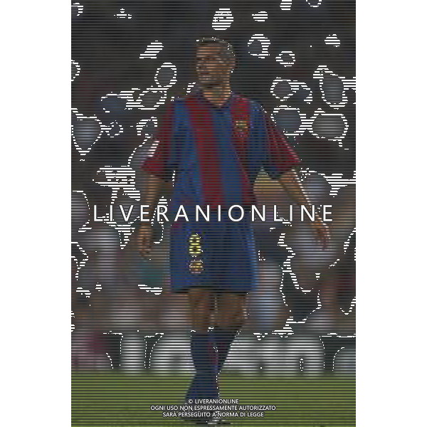 05-09-2002 BARCELLONA- BARCELLONA ATLETICO MADRID NELLA FOTO PHILLIP COCU AG ALDO LIVERANI SAS