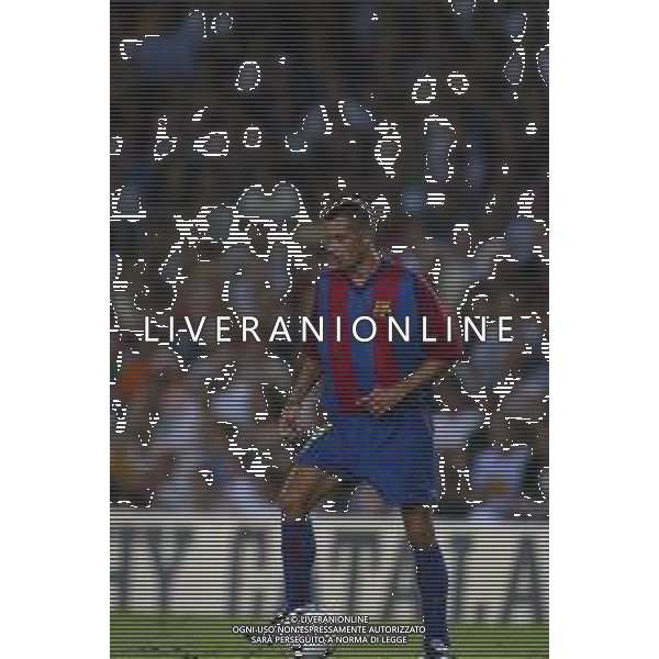 05-09-2002 BARCELLONA- BARCELLONA ATLETICO MADRID NELLA FOTO PHILLIP COCU AG ALDO LIVERANI SAS