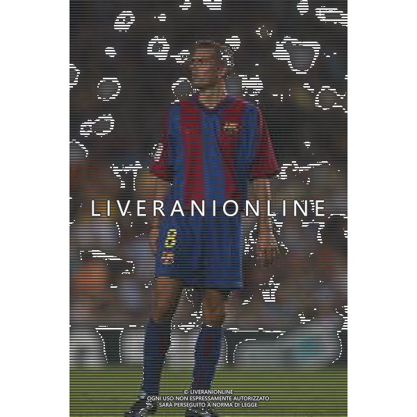 05-09-2002 BARCELLONA- BARCELLONA ATLETICO MADRID NELLA FOTO PHILLIP COCU AG ALDO LIVERANI SAS