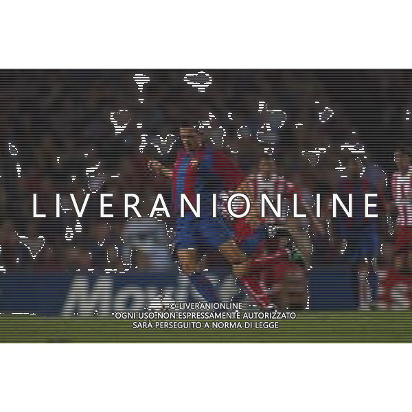 05-09-2002 BARCELLONA- BARCELLONA ATLETICO MADRID NELLA FOTO PHILLIP COCU AG ALDO LIVERANI SAS