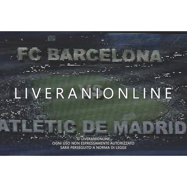 05-09-2002 BARCELLONA- BARCELLONA ATLETICO MADRID NELLA FOTO TABELLONE ELETTRONICO AG ALDO LIVERANI SAS
