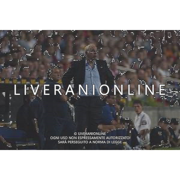 05-09-2002 BARCELLONA- BARCELLONA ATLETICO MADRID NELLA FOTO LUIS ARAGONES ALLENATORE ATLETICO MADRID AG ALDO LIVERANI SAS