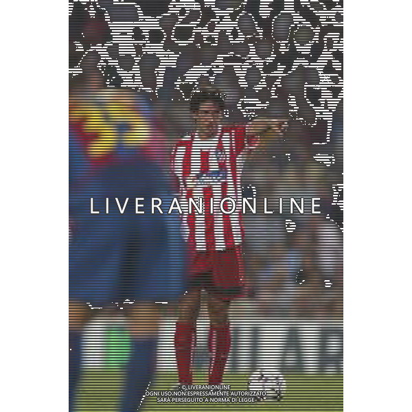 05-09-2002 BARCELLONA- BARCELLONA ATLETICO MADRID NELLA FOTO DEMETRIO ALBERTINI AG ALDO LIVERANI SAS