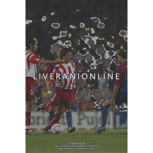 05-09-2002 BARCELLONA- BARCELLONA ATLETICO MADRID NELLA FOTO DEMETRIO ALBERTINI AG ALDO LIVERANI SAS