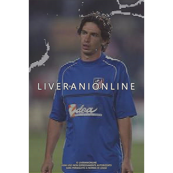 05-09-2002 BARCELLONA- BARCELLONA ATLETICO MADRID NELLA FOTO DEMETRIO ALBERTINI AG ALDO LIVERANI SAS