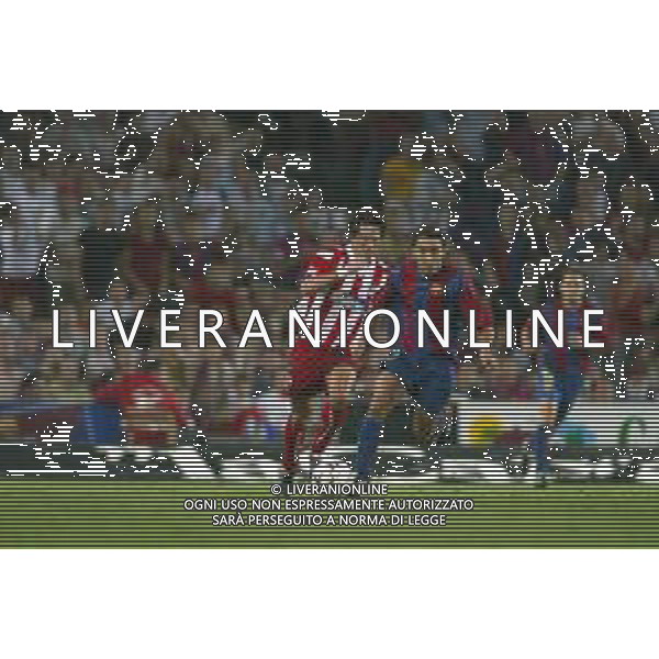 05-09-2002 BARCELLONA- BARCELLONA ATLETICO MADRID NELLA FOTO DEMETRIO ALBERTINI-XAVI AG ALDO LIVERANI SAS