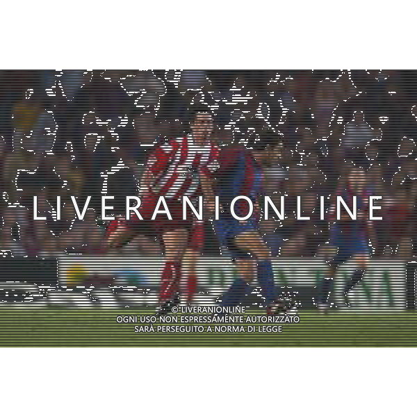 05-09-2002 BARCELLONA- BARCELLONA ATLETICO MADRID NELLA FOTO DEMETRIO ALBERTINI-XAVI AG ALDO LIVERANI SAS