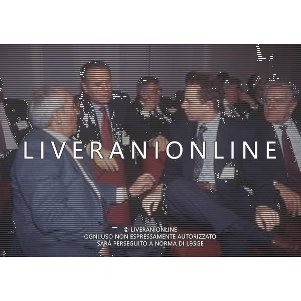 RETROSPETTIVA ENRICO MANTOVANI PRESIDENTE SAMPDORIA CALCIO NELLA FOTO MANTOVANI ENRICO PRESIDENTE SAMPDORIA CALCIO CON VINCENZO MATARRESE E DOMENICO LUZZARA AG ALDO LIVERANI SAS