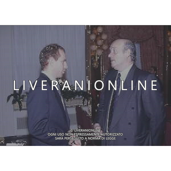 RETROSPETTIVA ENRICO MANTOVANI PRESIDENTE SAMPDORIA CALCIO NELLA FOTO MANTOVANI ENRICO PRESIDENTE SAMPDORIA CALCIO CON PAOLO CASARIN AG ALDO LIVERANI SAS
