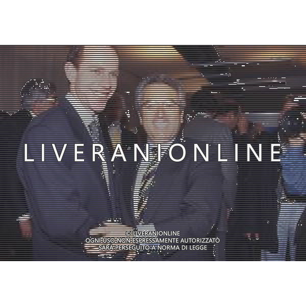 RETROSPETTIVA ENRICO MANTOVANI PRESIDENTE SAMPDORIA CALCIO NELLA FOTO MANTOVANI ENRICO PRESIDENTE SAMPDORIA CALCIO CON ANTONIO MATARRESE AG ALDO LIVERANI SAS