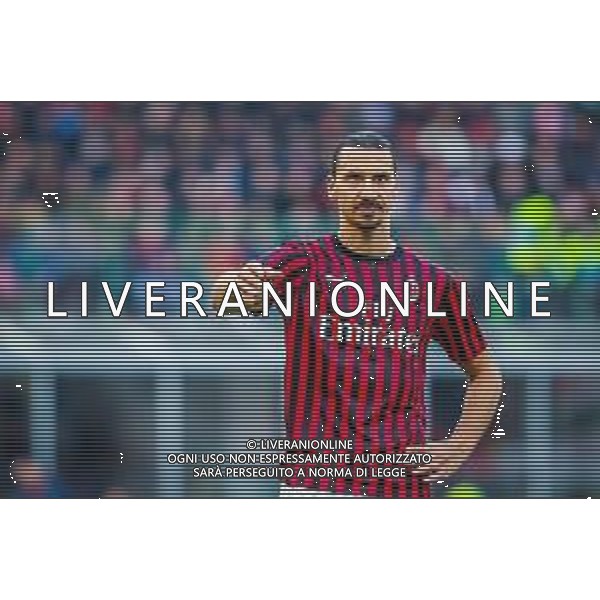 Zlatan Ibrahimovic of AC Milan during italian soccer Serie A season 2019/20 of AC Milan - Photo credit Fabrizio Carabelli /LMEDIA / AGENZIA ALDO LIVERANI SAS