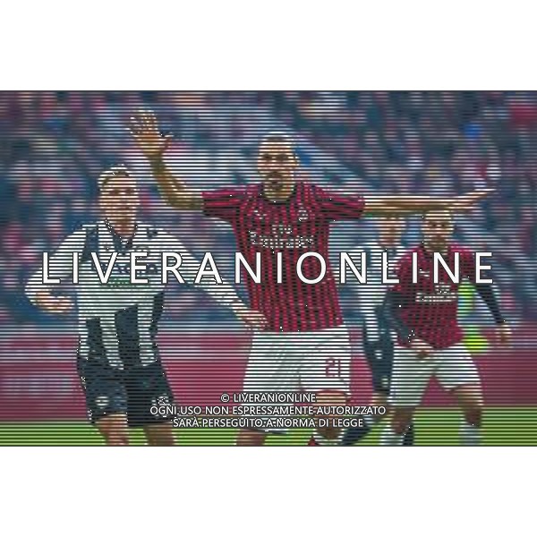 Zlatan Ibrahimovic of AC Milan during italian soccer Serie A season 2019/20 of AC Milan - Photo credit Fabrizio Carabelli /LMEDIA / AGENZIA ALDO LIVERANI SAS